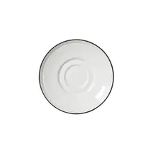 Steelite - Bead 6" Black Saucer (12 Per Case) - 1406X0110