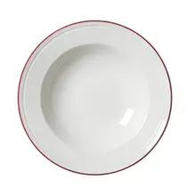 Steelite - Bead 9.5" Maroon Soup / Pasta Plate (12 Per Case) - 1407X0123