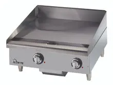 Star - 24" Ultra-Max 208V Electric Griddle w/ Mechanical Snap-Action Controls & Steel Plate - 724TA