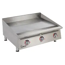 Star - 36" Ultra-Max 208V Electric Griddle w/ Mechanical Snap-Action Controls & Steel Plate - 736TA
