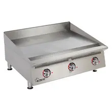 Star - 36" Ultra-Max 208V Electric Griddle w/ Mechanical Snap-Action Controls & Chrome Plate - 736TCHSA2