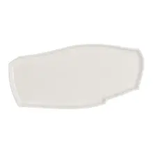 Rene Ozorio - White Album 10.25" x 4.8" Geometric Tray (12 Per Case) - 51109ST3262