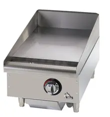 Star - 15" Star-Max Gas Griddle w/ Thermostat  & Steel Plate - 615TF