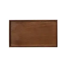 Rene Ozorio - White Album 8.75" x 5.25" Wood Rectangle Tray (12 Per Case) - 6525T242