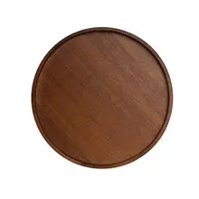 Rene Ozorio - White Album 8.75" Wood Round Tray (12 Per Case) - 6525T244