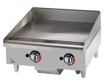 Star - 24" Star-Max Gas Griddle w/ Thermostat  & Steel Plate - 624TF