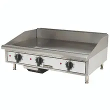 Star - 36" Toastmaster 208/240V Electric Griddle w/ Snap-Action Thermostat Controls & Steel Plate - TMGE36