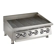 Star - 36" Ultra-Max Natural Gas Radiant Charbroiler - 8136RCBB