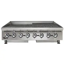 Star - 48" Ultra-Max Liquid Propane Lava Rock Charbroiler - 8048CBB
