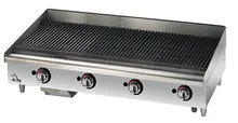 Star - 48" Star-Max Gas Lava Rock Charbroiler - 6048CBF