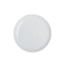 Creations - Improv 8" White Melamine Nordic Coupe Plate (12 Per Case) - 7075MM318
