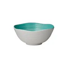 Creations - Revel 12.75 oz Turquoise Melamine Bowl (24 Per Case) - 7126TM070