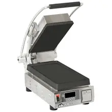Star - Pro-Max 7" Panini Grill w/ Smooth Iron Plates & Electronic Controls/Timer - PST7IE