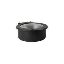 Creations - Axis Buffet 2 Qt Black Hinged Chafer W/ Glass Lid - 7356MW300H