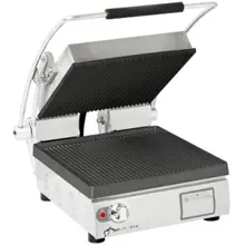 Star - Pro-Max 14" Panini Grill 208/240V w/ Grooved Iron Plates - PGT14A