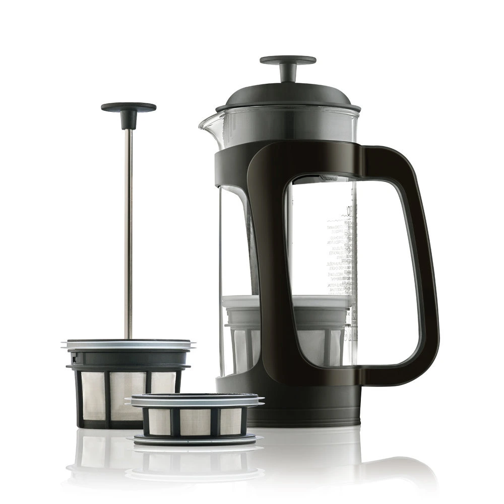 Espro - P3 Glass & Black Plastic Coffee Press (18oz) - 1418CBK