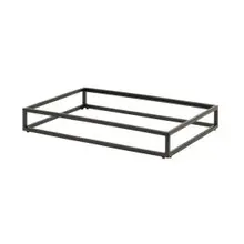 Creations - Axis Pivot Black 21.8" x 13.8" x 3" Rectangle Riser - 7363MW330