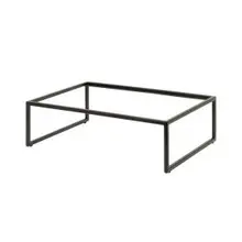 Creations - Axis Pivot Black 21.8" x 13.8" x 6" Rectangle Riser - 7363MW331