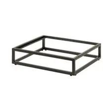 Creations - Axis Pivot Black 11.5" x 13.8" x 3" Rectangle Riser - 7363MW336