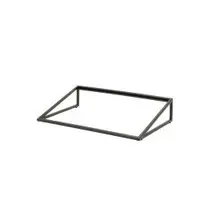 Creations - Axis Pivot Black 13.8" x 21.8" x 4.5" Angled Rectangular Riser - 7363MW340