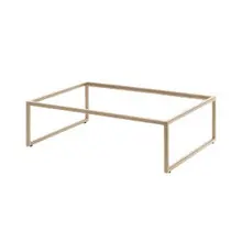 Creations - Axis Pivot Champagne 21.8" x 13.8" x 6" Rectangle Riser - 7364MW331