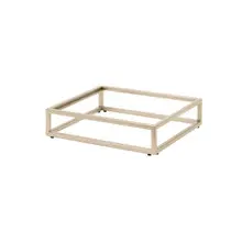 Creations - Axis Pivot Champagne 11.5" x 13.8" x 3" Rectangle Riser - 7364MW336