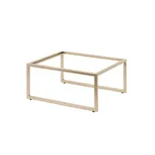 Creations - Axis Pivot Champagne 11.5" x 13.8" x 6" Rectangle Riser - 7364MW337