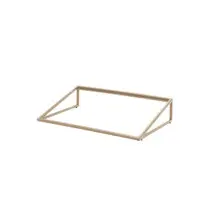 Creations - Axis Pivot Champagne 13.8" x 21.8" x 4.5" Angled Rectangular Riser - 7364MW340