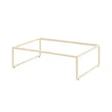 Creations - Axis Pivot Ivory 21.8" x 13.8" x 6" Rectangle Riser - 7365MW331