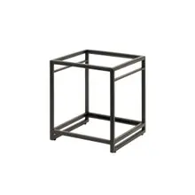 Creations - Axis Spire Black 9.5" x 9.5" x 10.5" Square Tiered Riser - 7363MW343