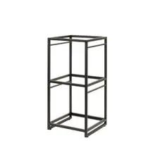 Creations - Axis Spire Black 9.5" x 9.5" x 28.5" Square Tiered Riser - 7363MW345