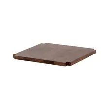 Creations - Axis Spire Dark Brown 9.5" x 9.5" Square Inside Tile W/ Cut Outs - 7367MW005