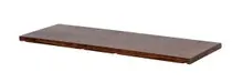 Creations - Axis Spire Dark Brown 24" x 8.1" Rectangular Connector Tile - 7367MW503