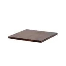 Creations - Axis Spire Dark Brown 9.5" x 9.5" Square Top Tier Tile - 7367MW504