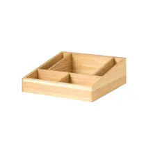 Creations - Axis Spire Blonde 8.5" x 8.5" Napkin Box - 7369MW511