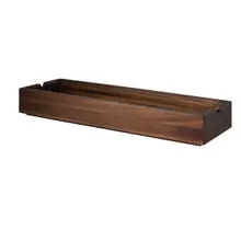 Creations - Axis Pivot Dark Brown 21.8" x 7.3" Gastronorm 2/4 Box - 7367MW502