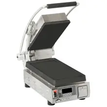 Star - Pro-Max 7" Panini Grill 208/240V w/ Grooved Iron Plates & Electronic Controls/Timer - PGT7IE