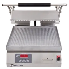 Star - Pro-Max 14" Panini Grill 208/240V w/ Grooved Iron Plates & Timer - PGT14IT