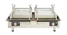 Star - Pro-Max 28" Two-Sided Panini Grill 208/240V w/ Grooved Iron Plates & Timer - PGC28IT