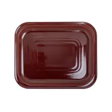 Creations - Brooklyn 12.75" x 10.3" Red GN 1/2 Platter (6 Per Case) - 7800ZM5006