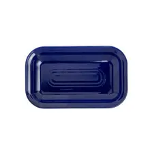 Creations - Brooklyn 10.3" x 6.3" Blue GN 1/4 Platter (6 Per Case) - 7801ZM5005