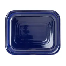 Creations - Brooklyn 12.75" x 10.3" Blue GN 1/2 Platter (6 Per Case) - 7801ZM5006