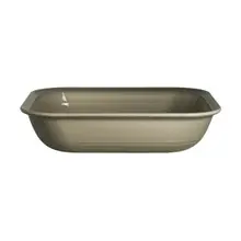 Creations - Brooklyn 3.5 Qt Grey Melamine GN 1/2 Bowl (6 Per Case) - 7802ZM2848