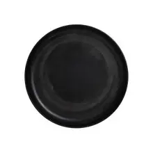 Creations - Raven 8.8" Black Melamine Plate (12 Per Case) - 7803ZM6005