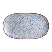 Creations - Tribeca 14"x 8" Melamine Oval Plate (12 Per Case) - 7900BR708