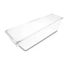 Delfin - 3.5 Gal Clear Rectangle Food Bin (6 Per Case) - DFBFB27704