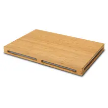Delfin - 24" x 15" Bamboo Rectangle Ventilated Riser (2 Per Case) - DFVRR2415BA1