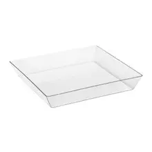 Delfin - Renew Bambu 18" x 12" Clear Rectangle Basket Liner (12 Per Case) - DFBKL181204TG