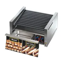 Star - Grill-Max Analog 45 Hot Dog Grill w/ Duratec Coating & Bun Drawer - 45SCBD
