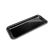 Delfin - Market Tray 15" x 12" x 1" Black Melamine Rectangle Tray (6 Per Case) - DFTRC15610
